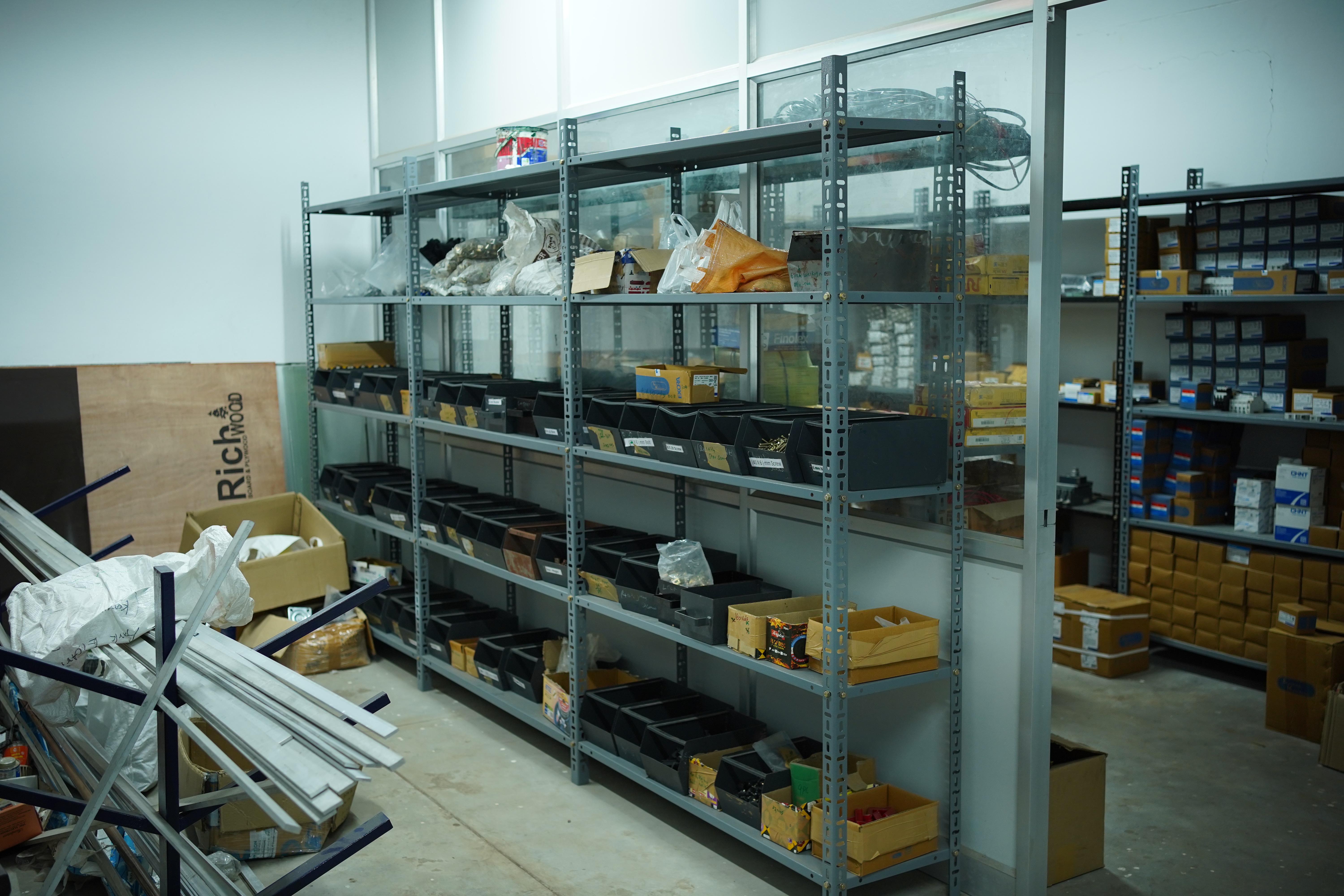 raw material storage